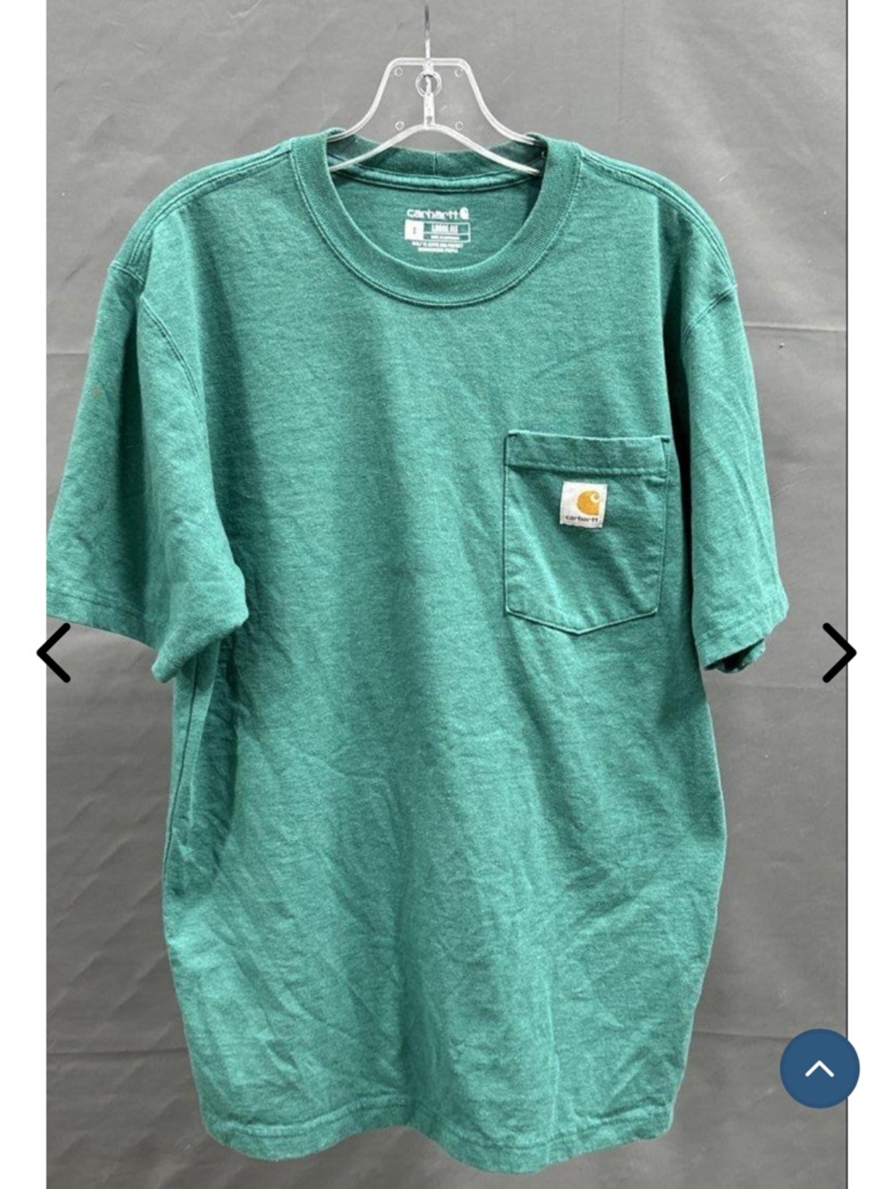 Carhartt Teal Green Short-Sleeve Pocket Tee